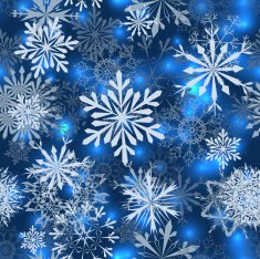 Seamless snowflake patterns N3