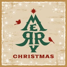 Vintage Christmas card N33
