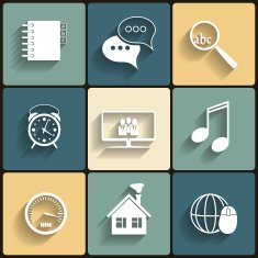 Universal Vector Flat Icons N12