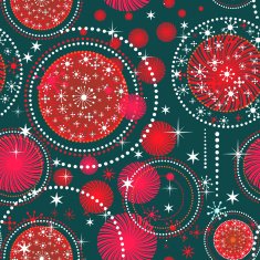 Holidays Winter pattern made with snow and stars