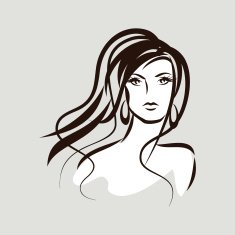 beauty face girl vector N3