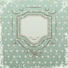Grunge retro background with frame