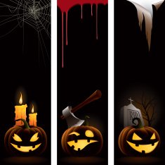 Halloween Pumpkin banners