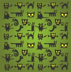 halloween monsters background N3