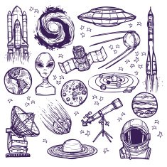 Space sketch set N2