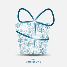 Christmas Snowflakes Background Vector Illustration N59