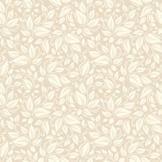 Seamless beige floral pattern Vector illustration N5