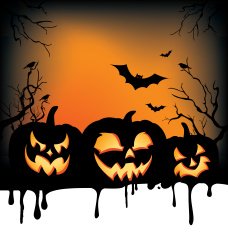 Oozing Halloween Background