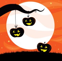 Halloween Jack O'Lantern Tree
