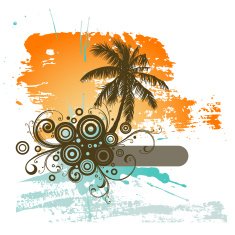 Palm and frame