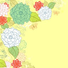 abstract floral background N219