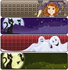 Funny Halloween banners N7
