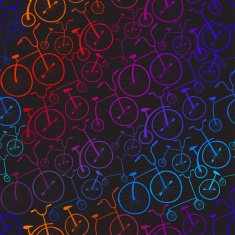 Seamless bicycles pattern Bikes Use for pattern fills surface N6