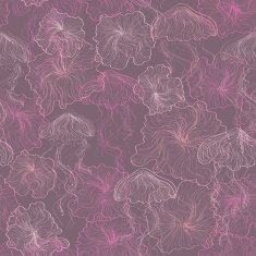 Seamless pattern of jellyfish N4