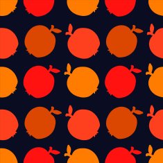 Seamless pattern with apples N12