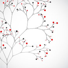 Abstract tree Vector background N4