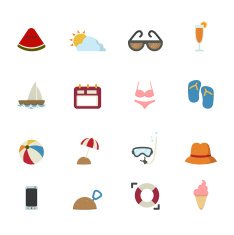 Summer Icons Set N8