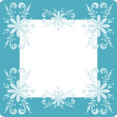 Background flowers and frame N9