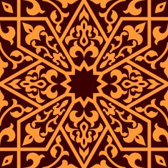 Arabian eastern seamless ornament N2