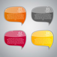 Speech bubbles vector illustration N52