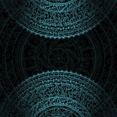 Background with abstract floral lace ornament N17