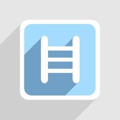 Vector blue icon on gray background Eps10 N41