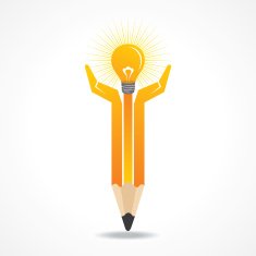 Save energy concept with pencil hands N2