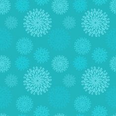 Blue seamless pattern with abstract fireworks N2