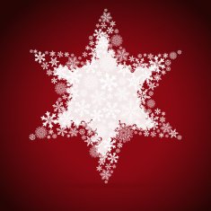 Christmas star snowflake design background N2