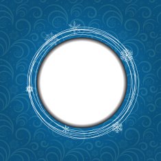 Christmas Snowflakes Background Vector Illustration N64