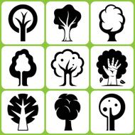 Tree Icon Set N4