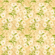 Seamless floral background N380