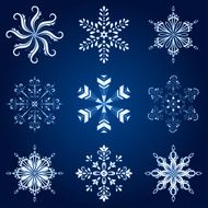 snowflakes set N19