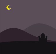 Mosque in dessert