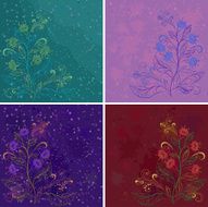 abstract floral background N224