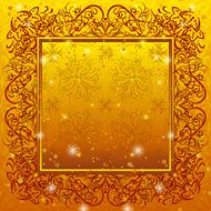 Golden holiday background