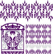 Gotic pattern in modern style