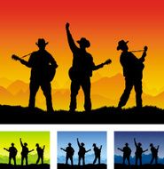 Country guitar band play all season