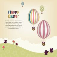 Easter Egg Hot Air Balloons