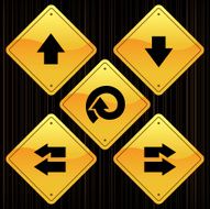 Yellow Signs - Arrows N4