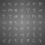 Thin icon human sport N2