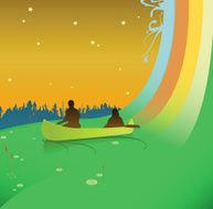Dream Canoe vector