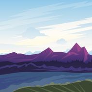 Mountain landscape N24