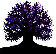 dark mystical tree