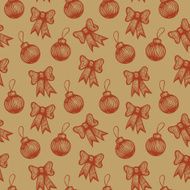 Seamless Christmas pattern N78