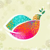 Christmas dove of peace N2