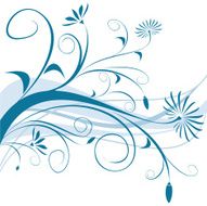 abstract floral background N229