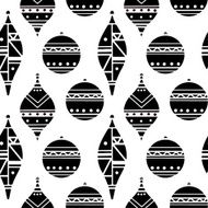 Christmas seamless pattern with balls N6