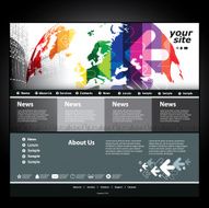 Website Template Vector N4