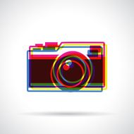 Hipster camera icon